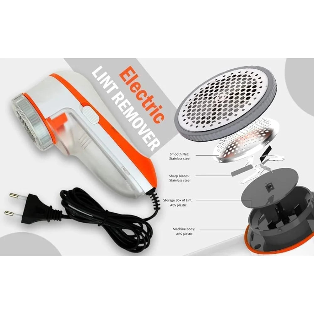 White Plastic Electric Lint Remover